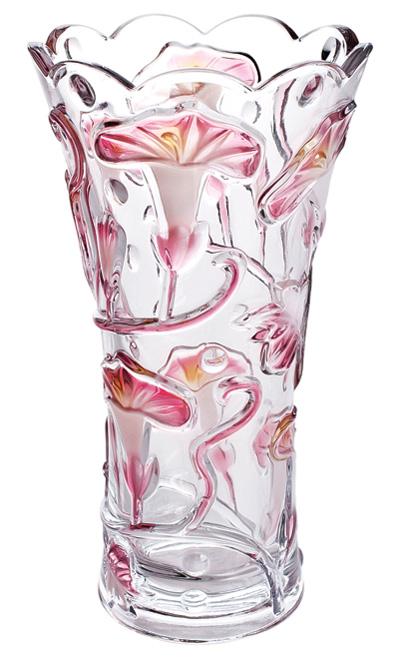 Amazing Creative Colored Morning Glory Glass Flower Vase Desk