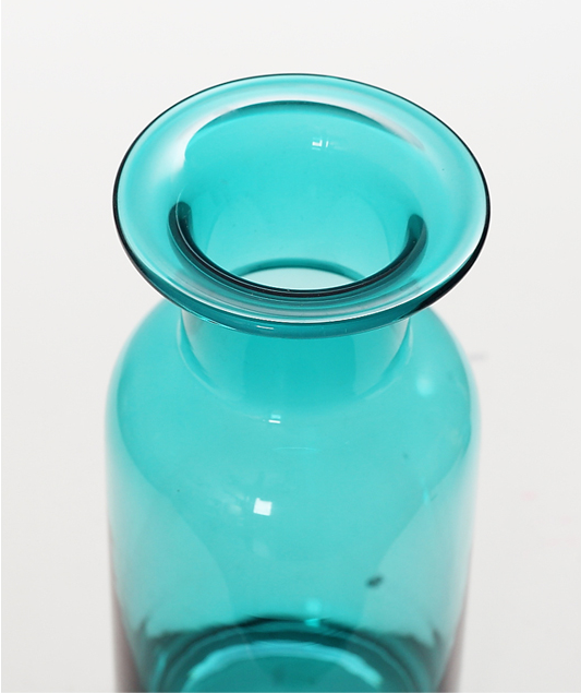 Home Deco Glass Vases / Blue Glass Flower Bottle / Round Top Vase