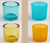 Votive Candle Glass Cups Decorative Drinking Bar Transparent Custom Logo Color