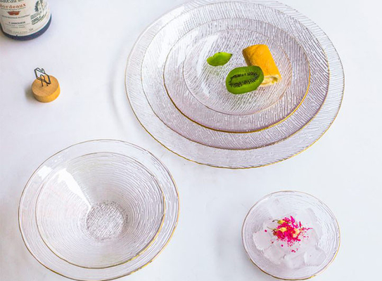 glass fruit plate