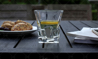 Lemon Whiskey Glass Cups Drinking Juice Sets Irregular Shape For Liquid
