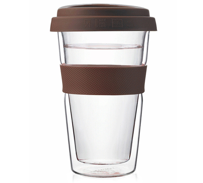 Handmade Double Wall Colored Drinking Glasses / Silicon ...