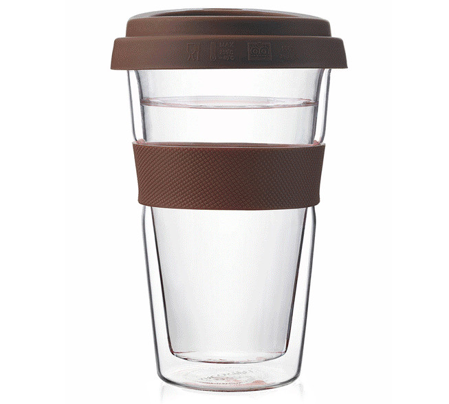 Handmade Double Wall Colored Drinking Glasses / Silicon ...